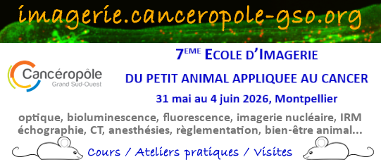 7ème Ecole d’Imagerie du Petit Animal appliquée au cancer 31 mai au 4 juin 2026, Montpellier